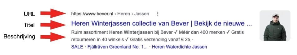In 16 stappen naar de perfecte SEO-pagina 5 Zoekresultaat-in-SERP