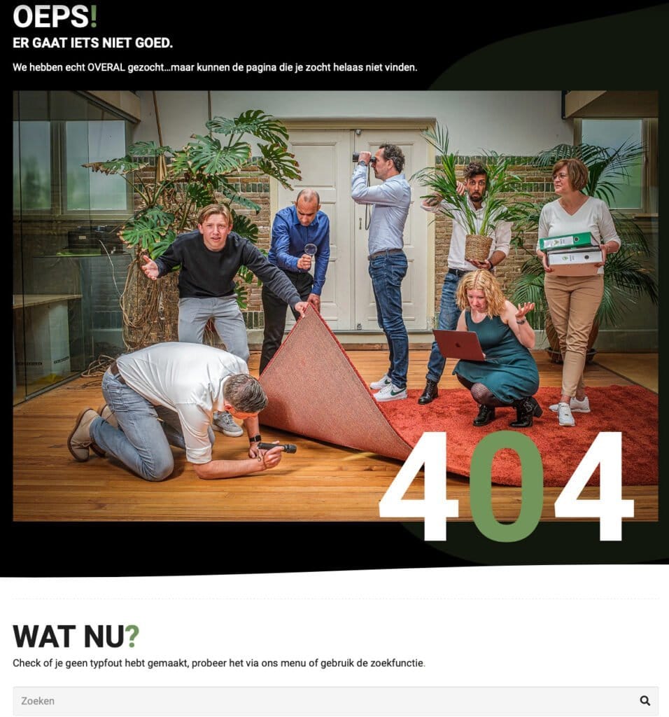 PONCK - 404-pagina