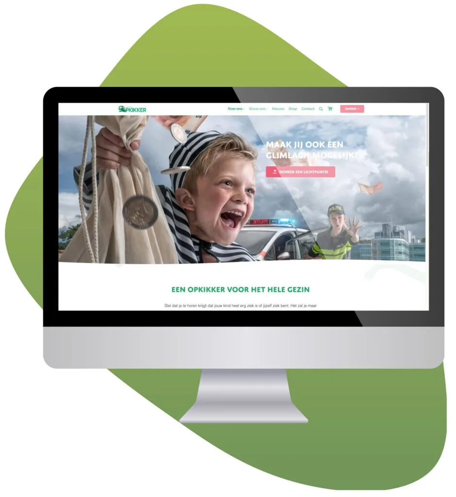 Stichting Opkikker website