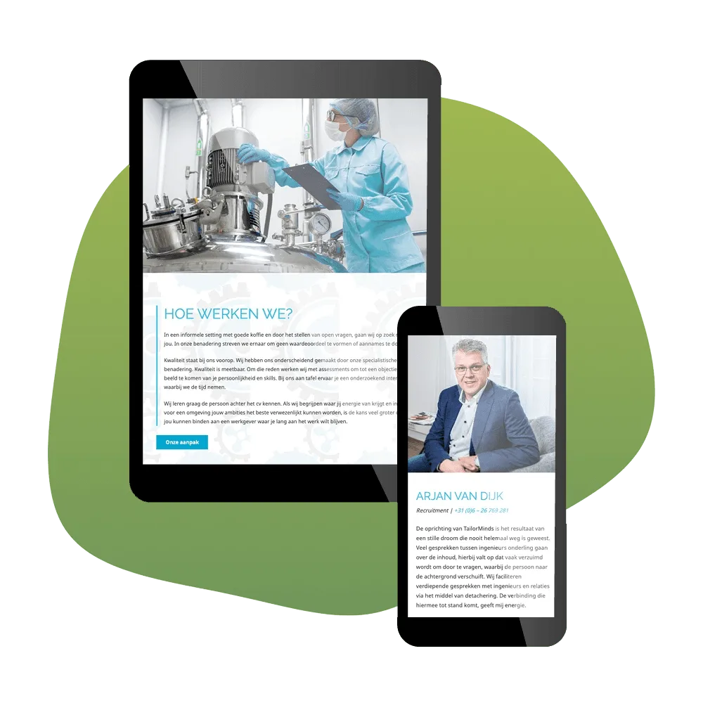 Tailorminds website