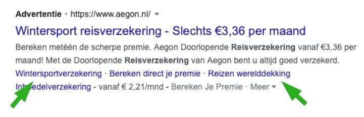 Advertentie-extensies 1 Advertentie-extensies-website