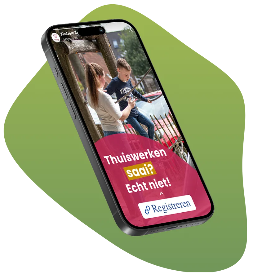 Kindzorg Brabant-advertentie socials
