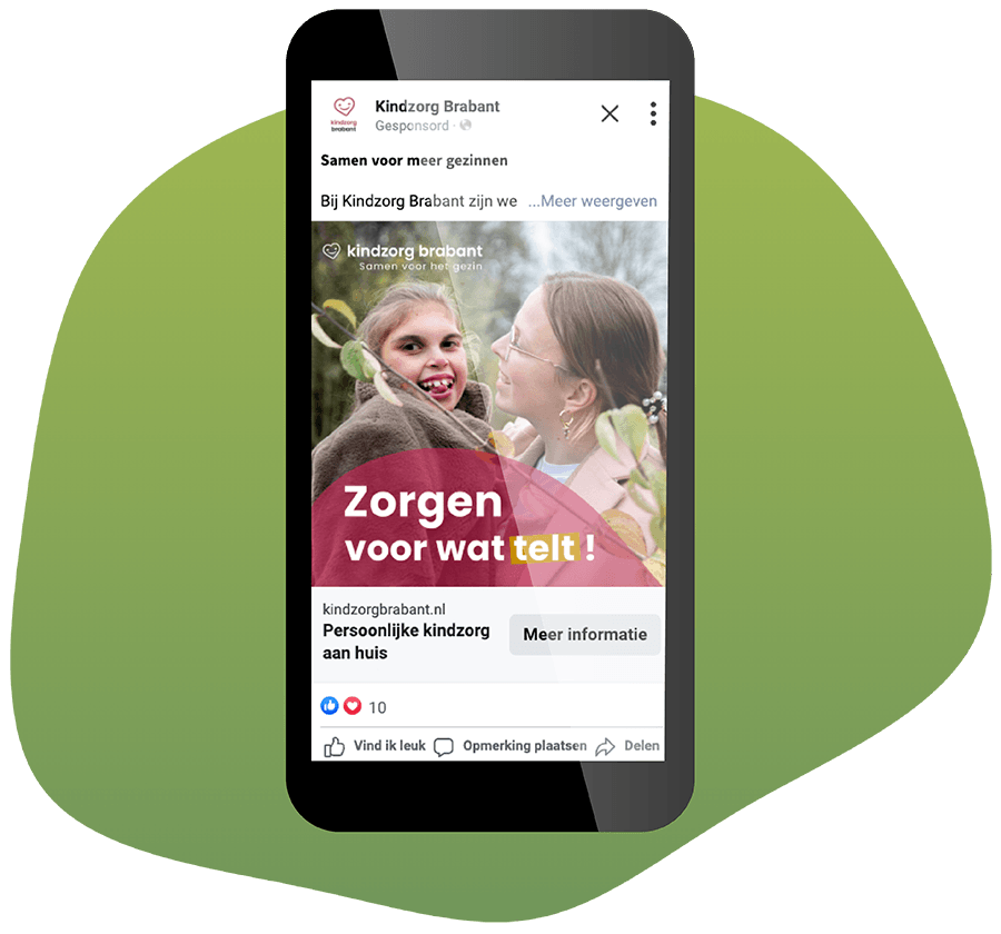 Kindzorg Brabant-advertentie socials 2