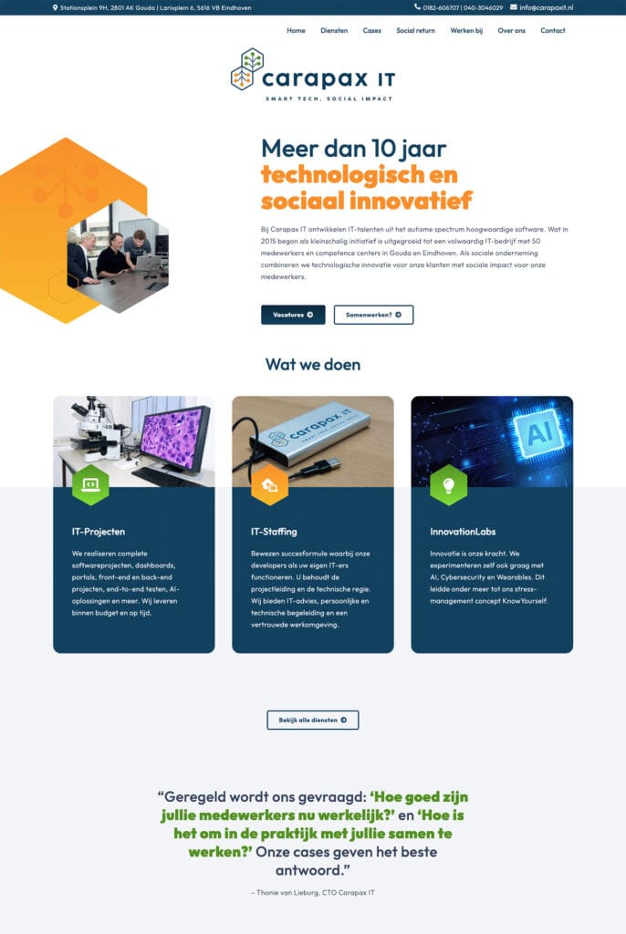 organisatie carapax